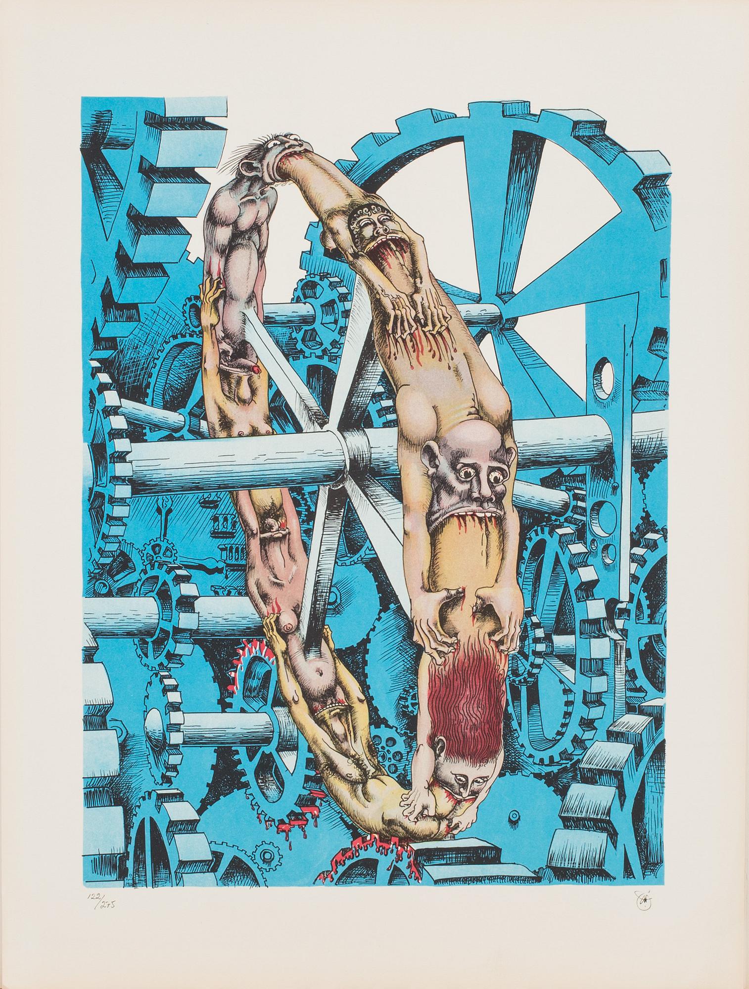 MAPP, 6 grafiska blad, "Fantastika", AH Grafik Ab, Stockholm. Signerade och numrerade 122/275.