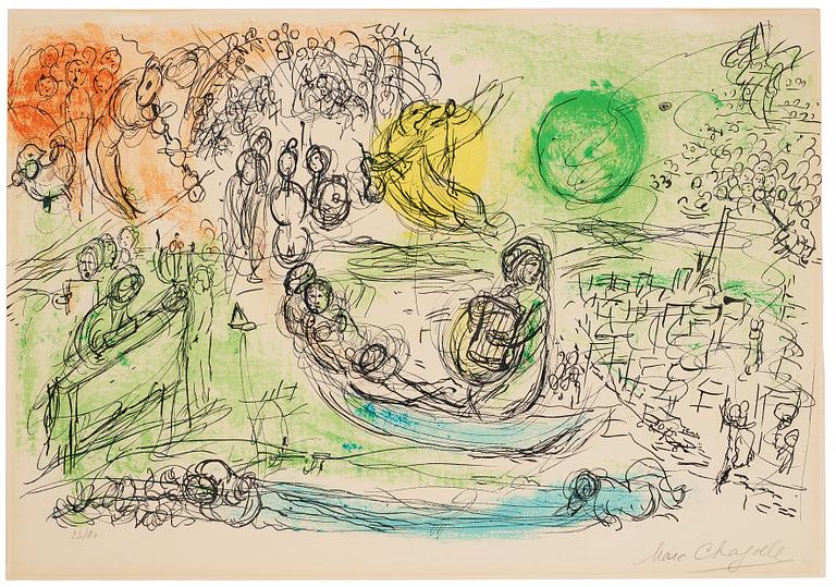 Marc Chagall, "Le concert" from: "Derrière le Miroir".