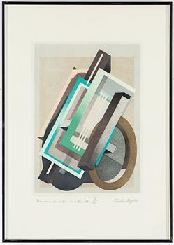 CHRISTIAN BERG, lithograph in colours, 2, 1974, signed 72/125.