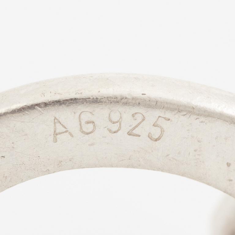 Hermès, manschettknappar, sterling silver.