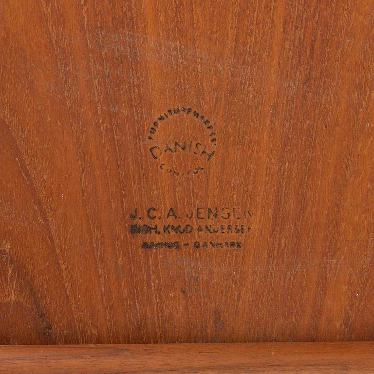 Knud Andersen, a teak fold table, J.A.C. Jensen, Aarhus, Denmark, 1950's/60's.