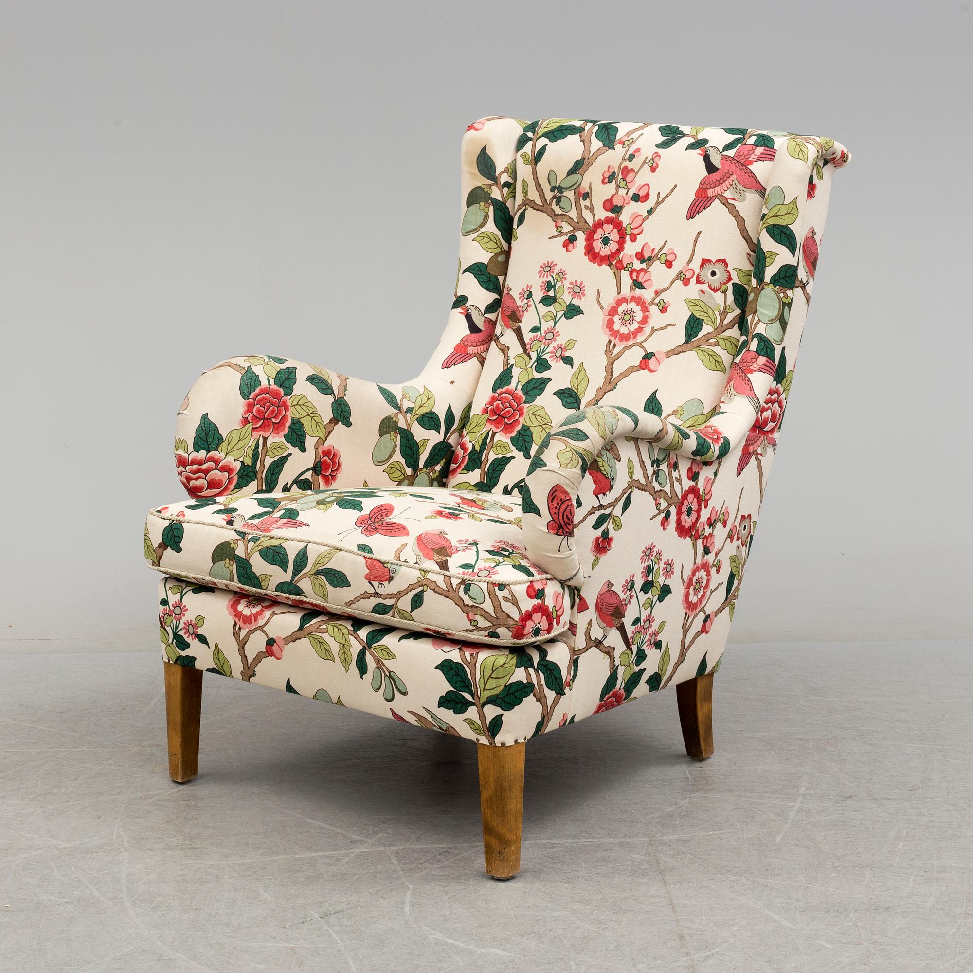 A second half of the 20th century 'Oskar' easy chair by Carl Malmsten.