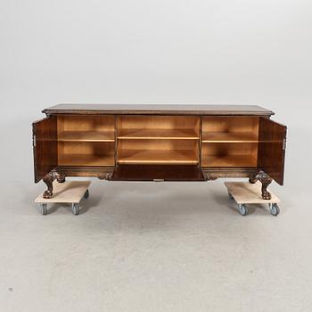 A stained birch sideboard 1920/30s.