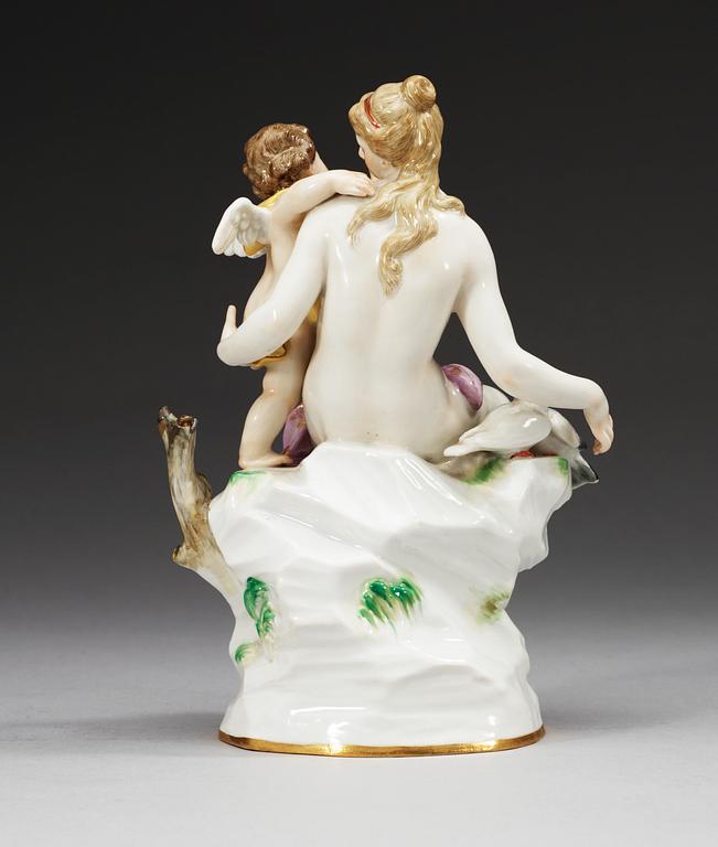 FIGURIN, porslin. Meissen, 1800-talets slut.