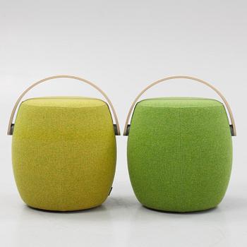 Mattias Stenberg, sittpuffar, ett par, "Carry on", Offecct.