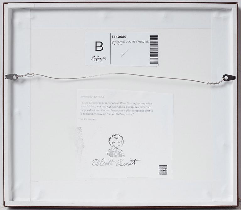 Elliott Erwitt, "Wyoming, USA, 1954".