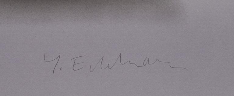 YRJÖ EDELMANN, färglitografi, signerad och numrerad HC 12/50.