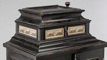 KABINETTSKÅP, barock, 1600-tal.