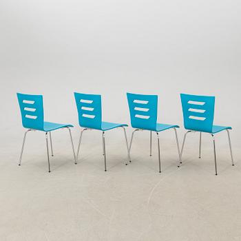 Table and chairs 4 pcs "Nina" Troeds 2000s.
