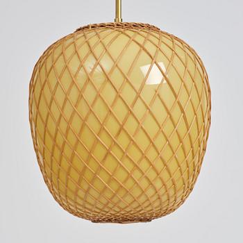 Swedish Modern, a pair of ceiling lamps, 1940s.