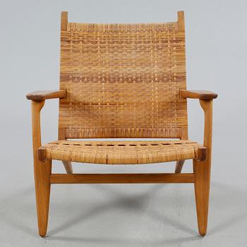 HANS J WEGNER, fåtölj, "CH-27", Carl Hansen & Son, Danmark, 1900-talets andra hälft.