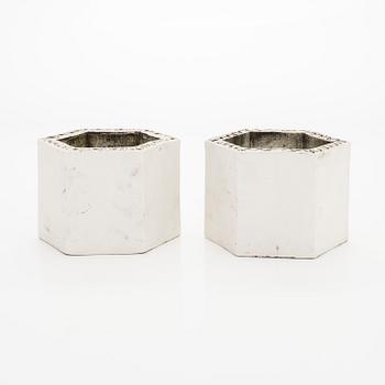 Rut Bryk, A set of two late 1950s 'Hexagon' stoneware tiles for Arabia.