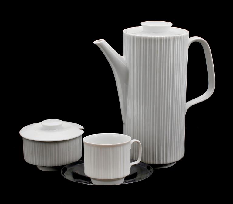 MAT- OCH KAFFESERVIS, 110 del, porslin, "Variation", Tapio Wirkkala, Rosenthal, Tyskland 1962-1965.