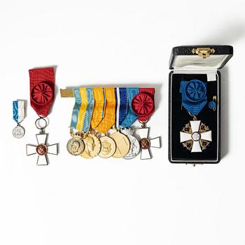 Orders and decorations, 8 pcs.