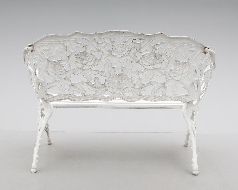 TRÄDGÅRDSSOFFA, aluminium, 1900-talets andra hälft.