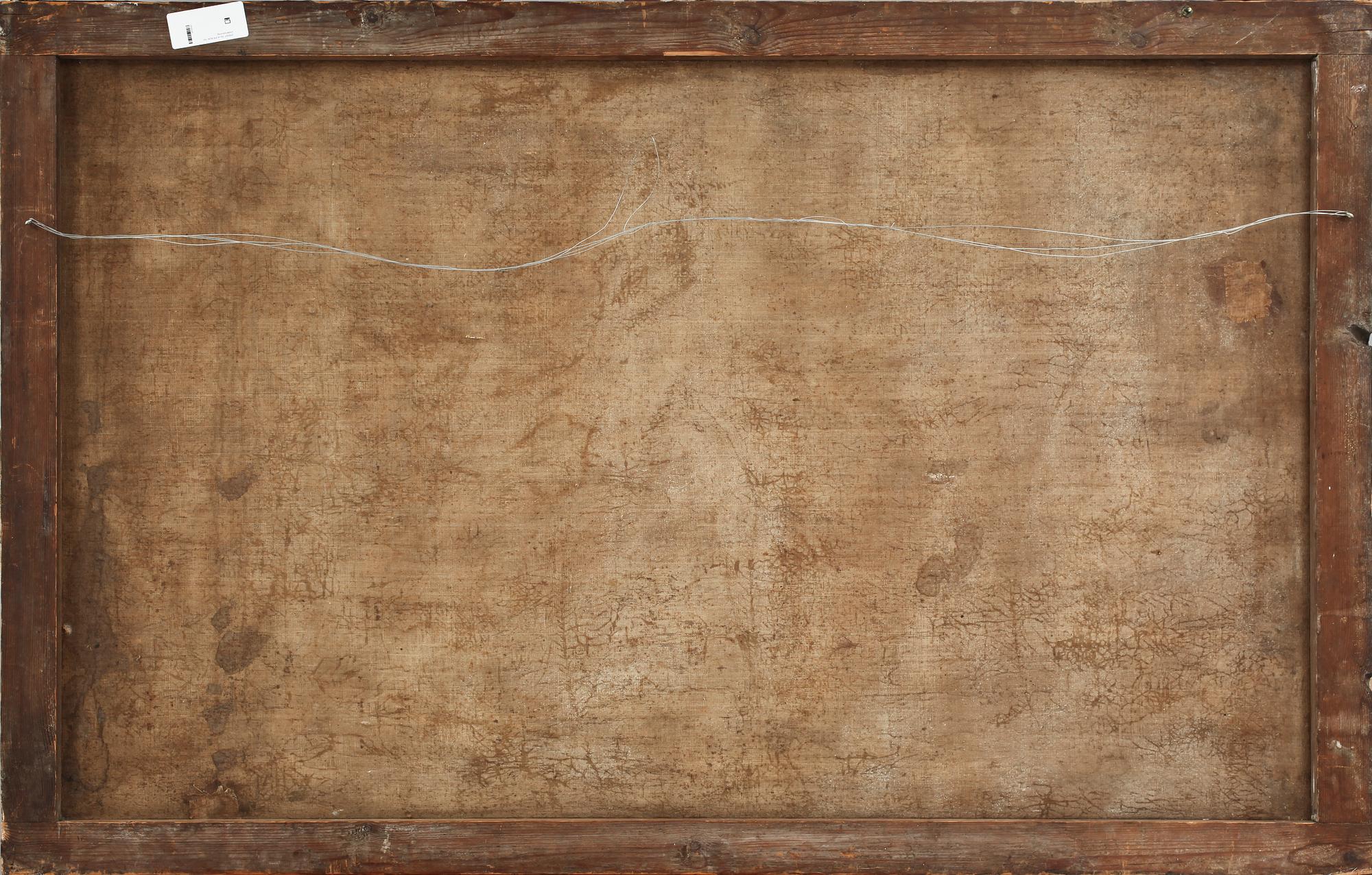 OKÄND KONSTNÄR, olja på duk, 1800-tal.