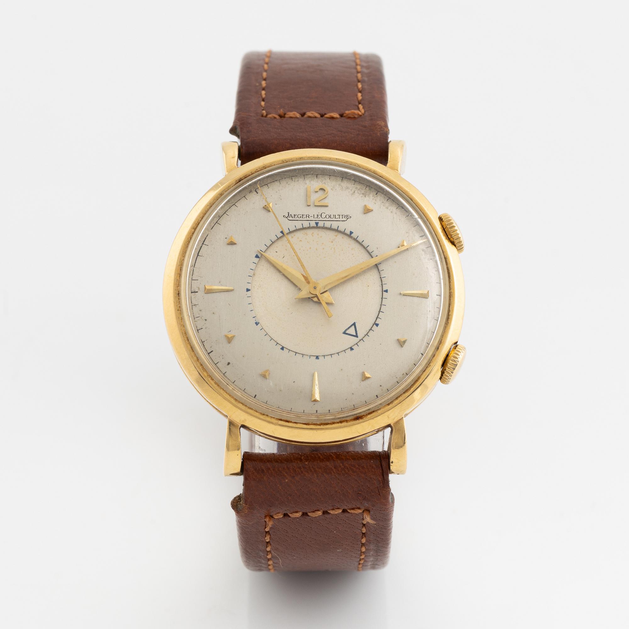 Jaeger-LeCoultre, Memovox, wristwatch, 34,5 mm.