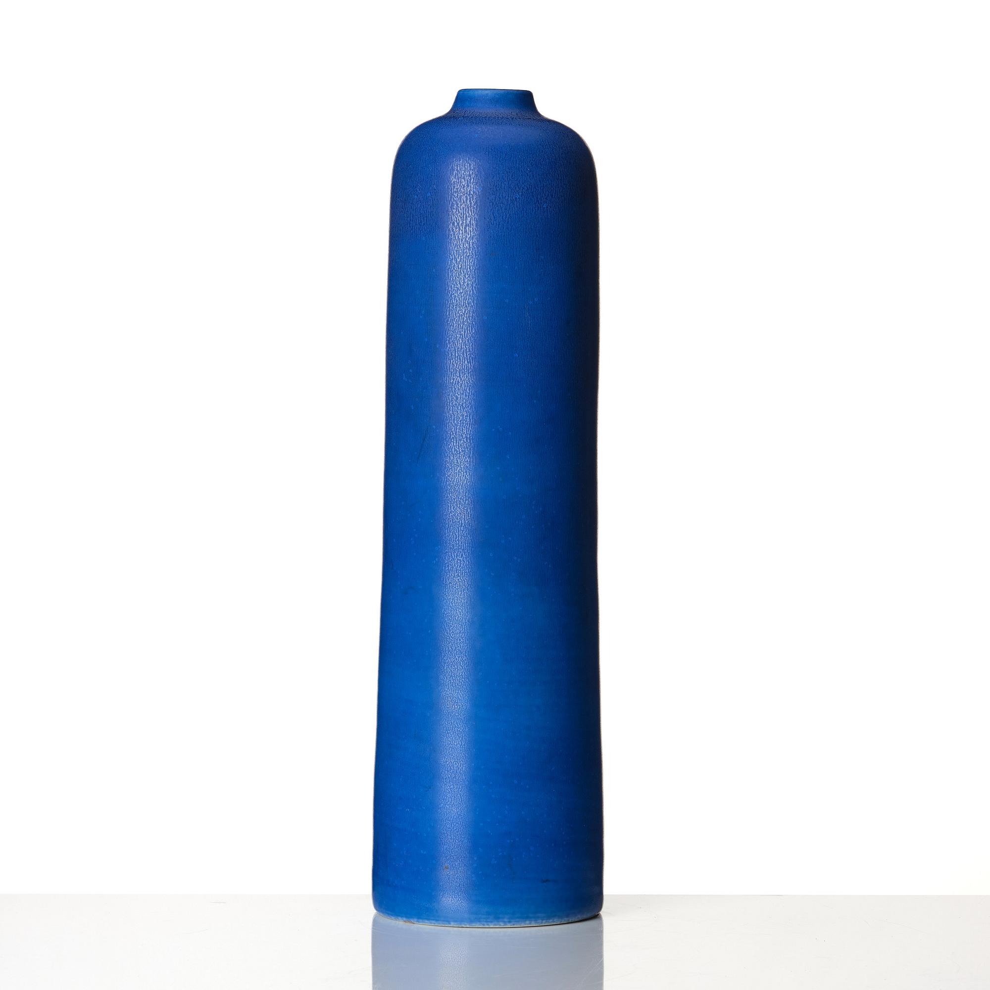 Carl-Harry Stålhane, a unique stoneware floor vase, Rörstrand 1940s.