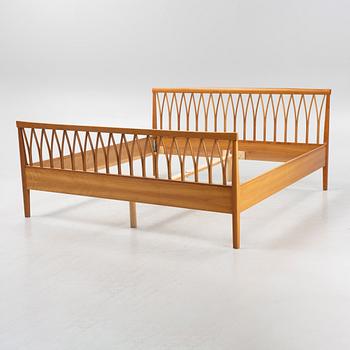 Carl Malmsten, a 'Guldheden' bed frame, Åfors Möbelfabrik, later part of the 20th Century.