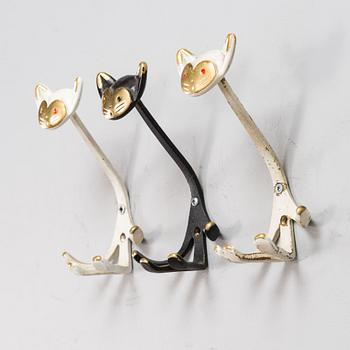 Three clothes hangers by Walter Bosse from second half of the 20th century,