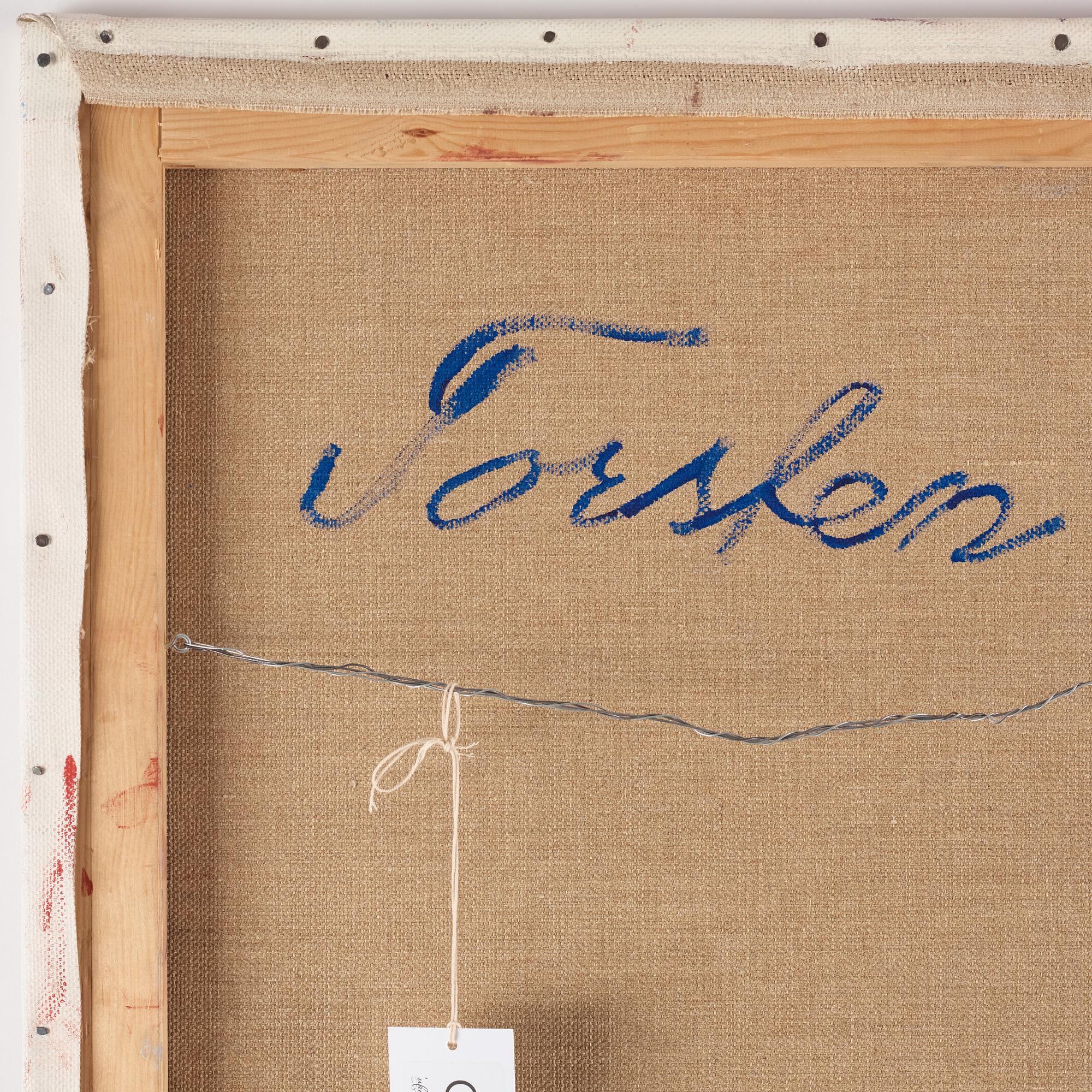 Torsten Andersson, 'Monument med droppe av blått blod. Den kreativa människans blod II'.