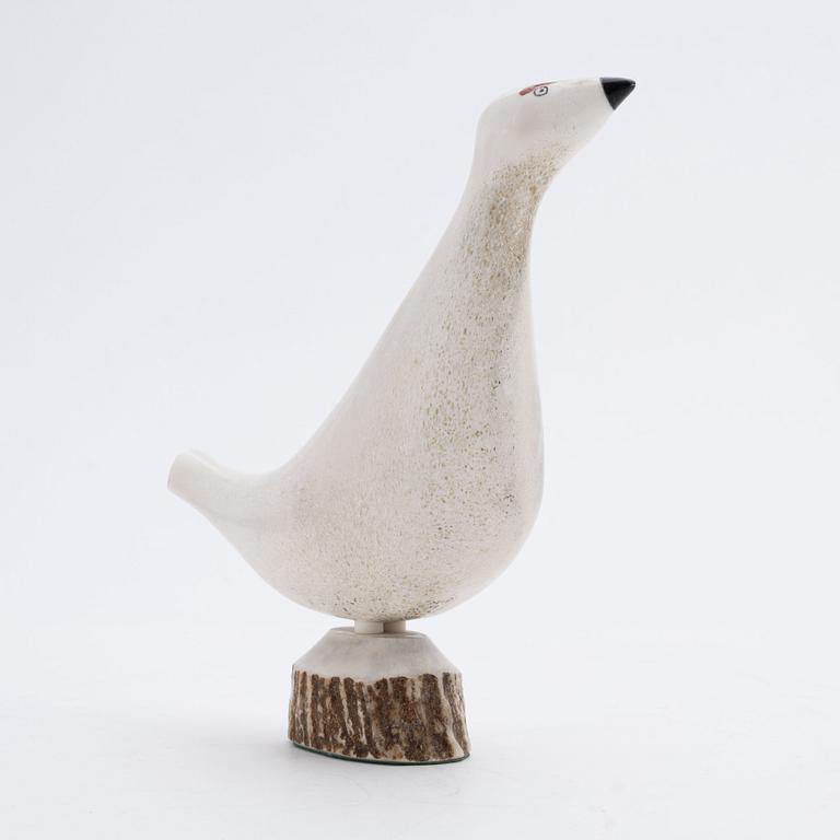 A reindeer horn figurine by Bertil Fällman, signed and dated -00.