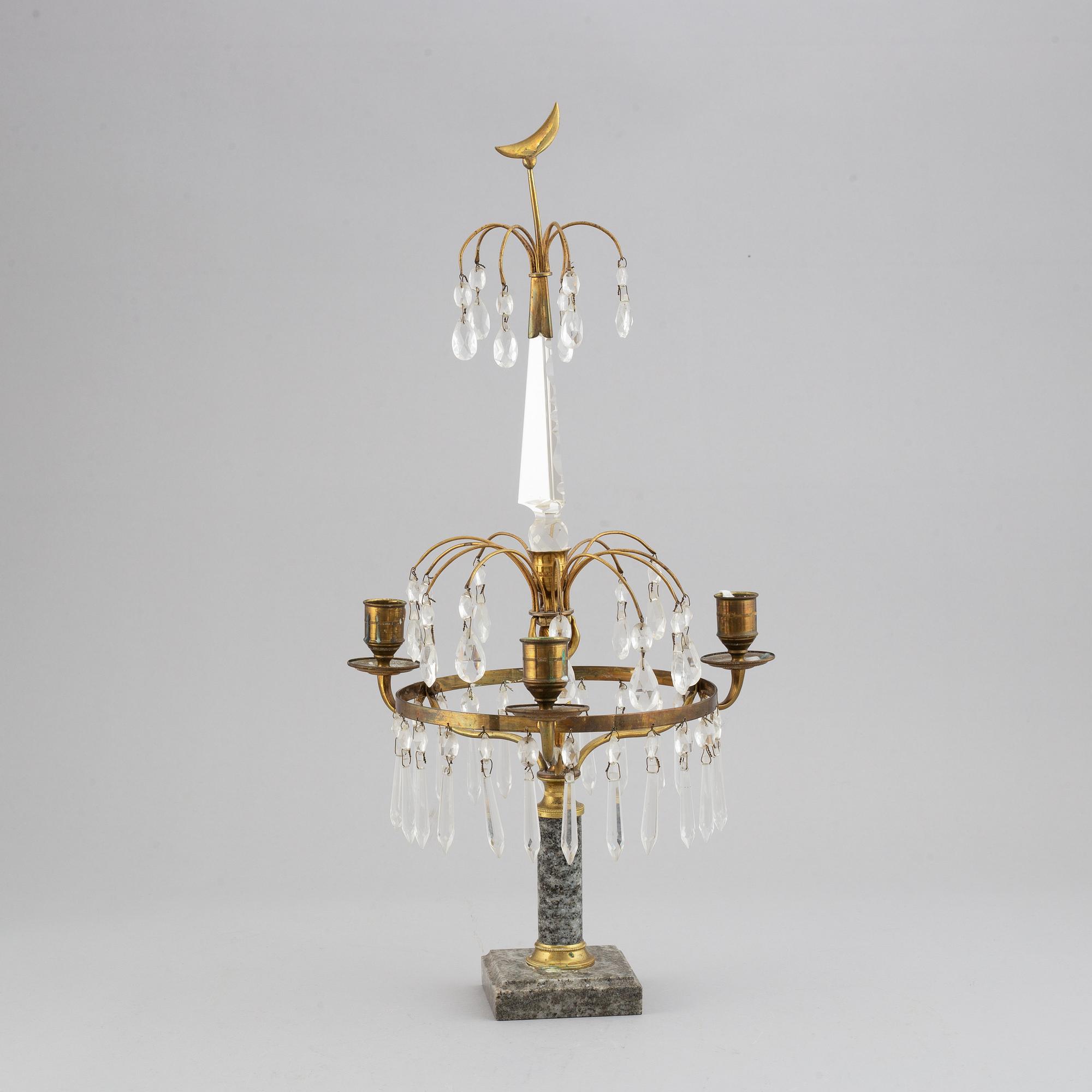 Bordslyster, gustaviansk stil, 1900-talets första hälft.