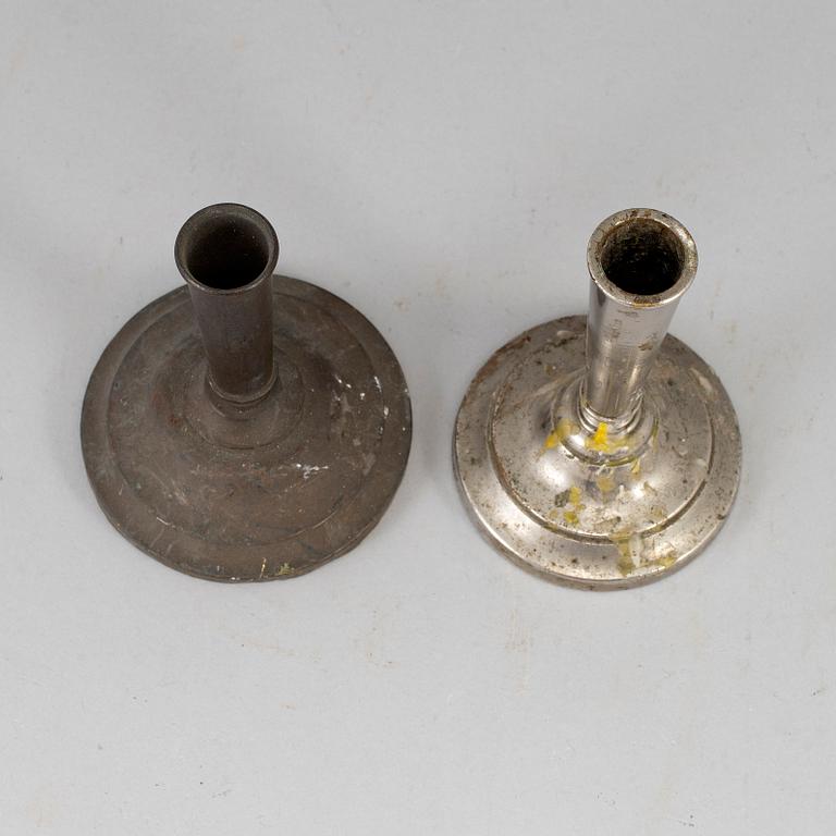 Two metal umbrella stands, first half of the 20th century.