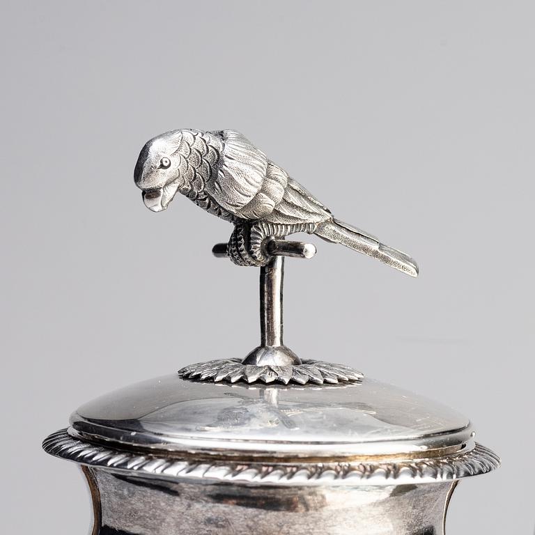 Jacob Lenholm, a silver coffee pot, Stockholm, 1828.