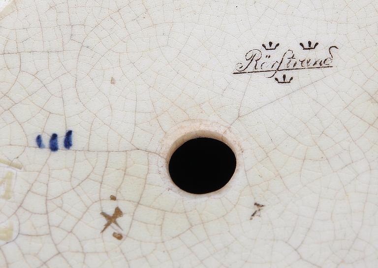 FOTOGENLAMPA samt YTTERFODER, keramik, Rörstrand, 1900-talets början.