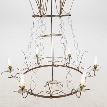 A 20th century chandelier.