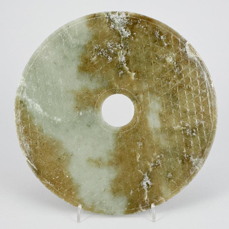 BI-DISK, nefrit. Kina 1900-tal.