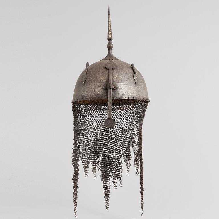 A Persian Khula Khud, 19th century.
