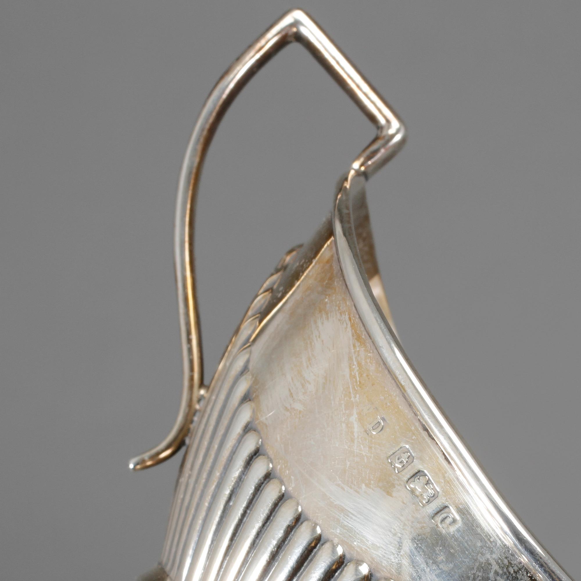 KAFFESERVIS, 4 delar, empirstil, Birmingham, England, 1902, vikt 370 gram.