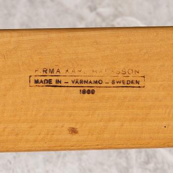 Bruno Mathsson, an 'Eva' armchair, Karl Mathsson Company, 1969.