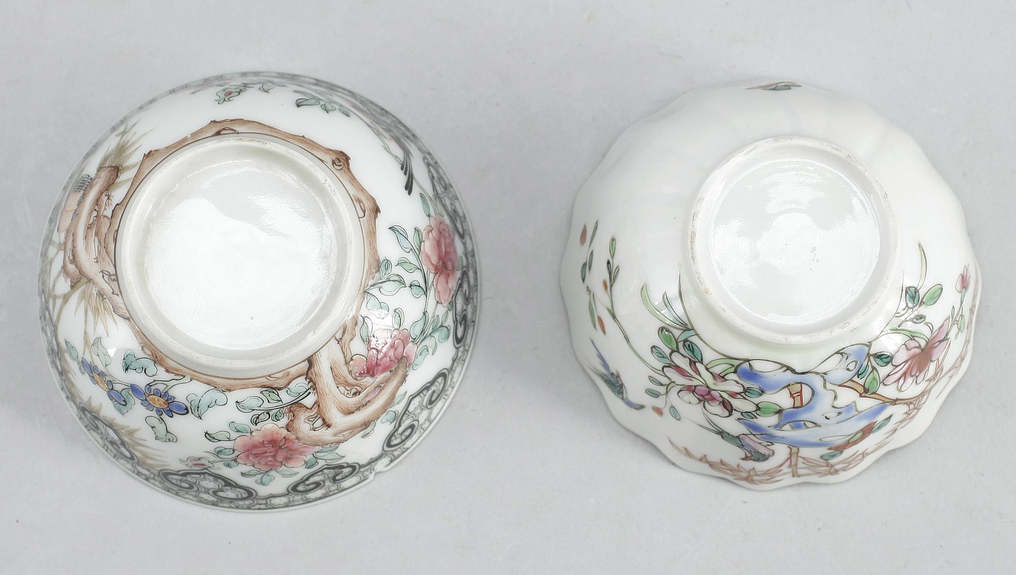 KOPPAR samt FAT, 4 delar, Kina, 17-1900-tal.