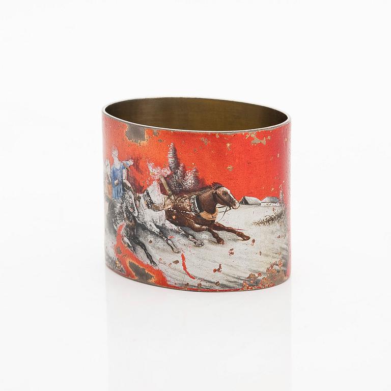 Lautasliinarengas, hopea, todenn. Vasili Andrejev, Moskova 1908-17.