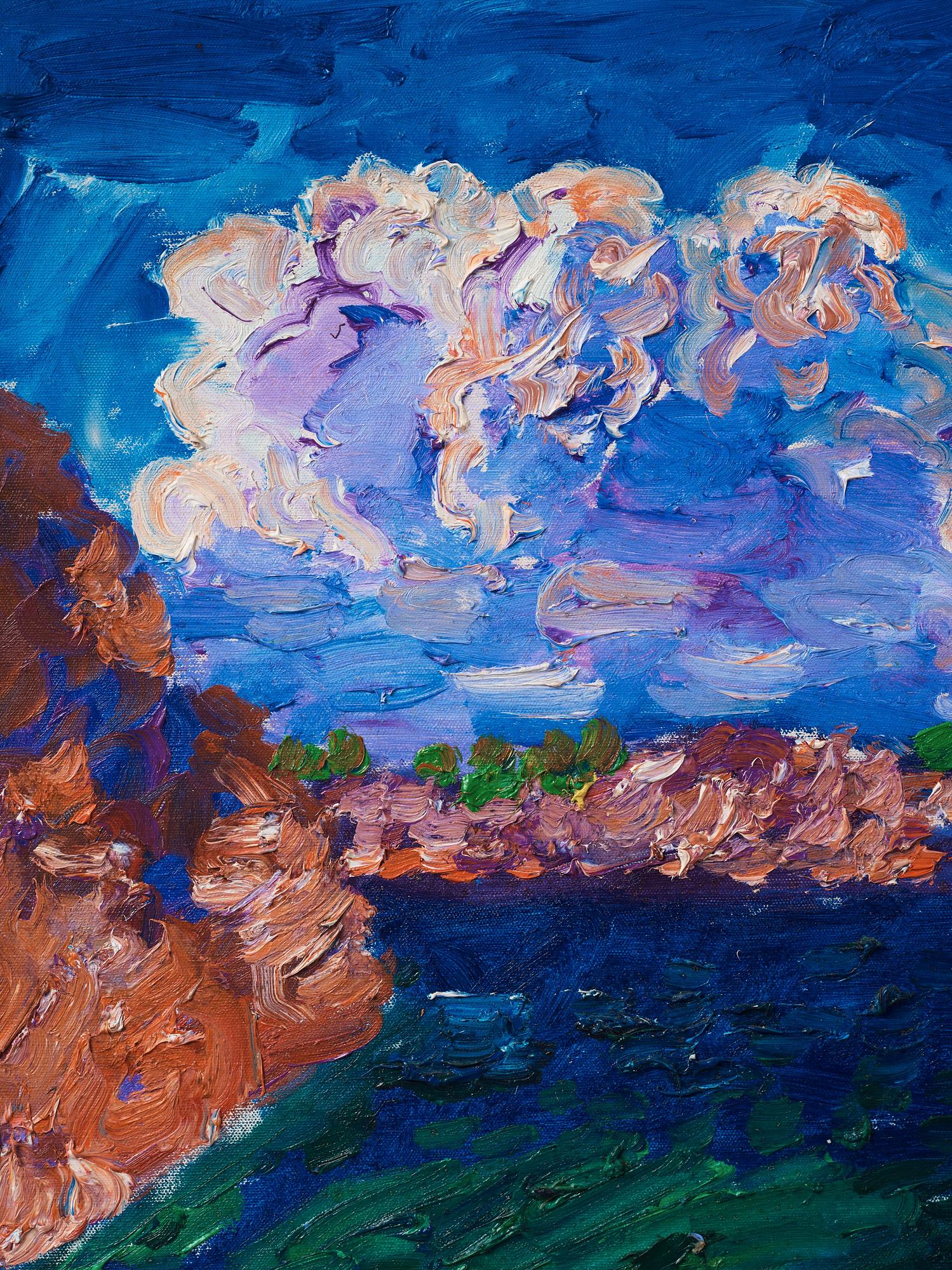 Inge Schiöler, "Moln över ö" (Cloud over island).
