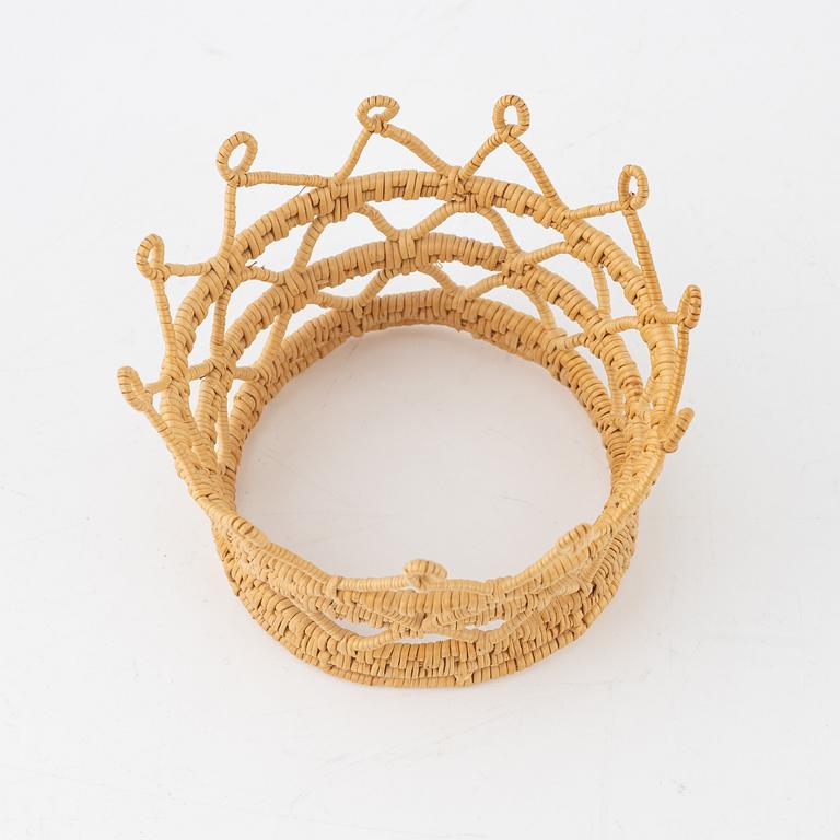 A Swedish Root Bridal Crown, second half of the 20th Century.