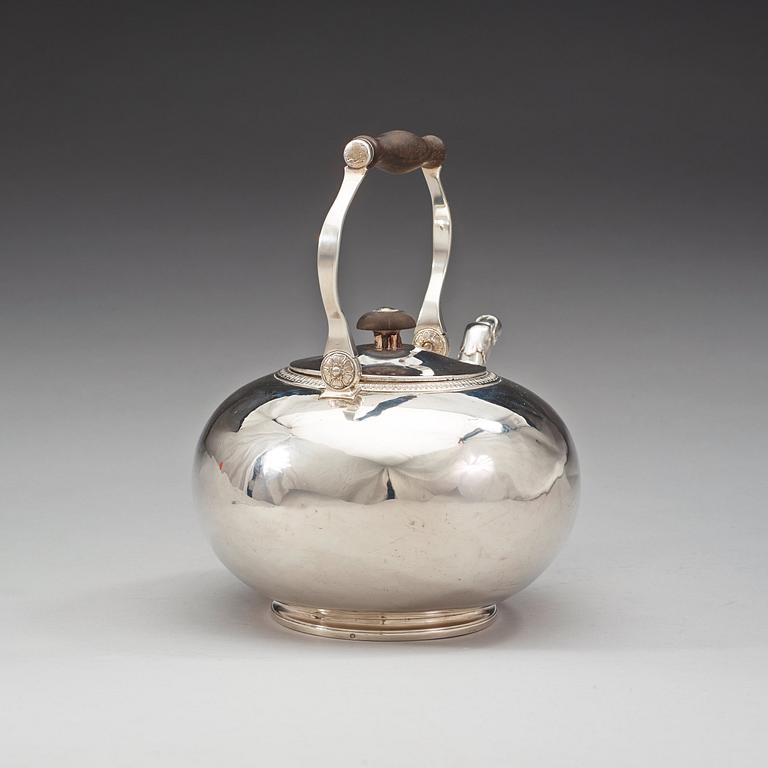 A French 19th century silver tea-pot, marked Martin-Guillaume Biennais, Paris.