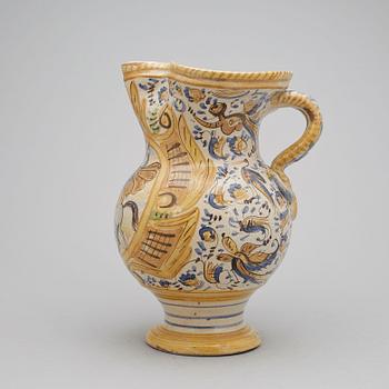 KANNA, fajans, Medelhavsområdet, 1800-tal.
