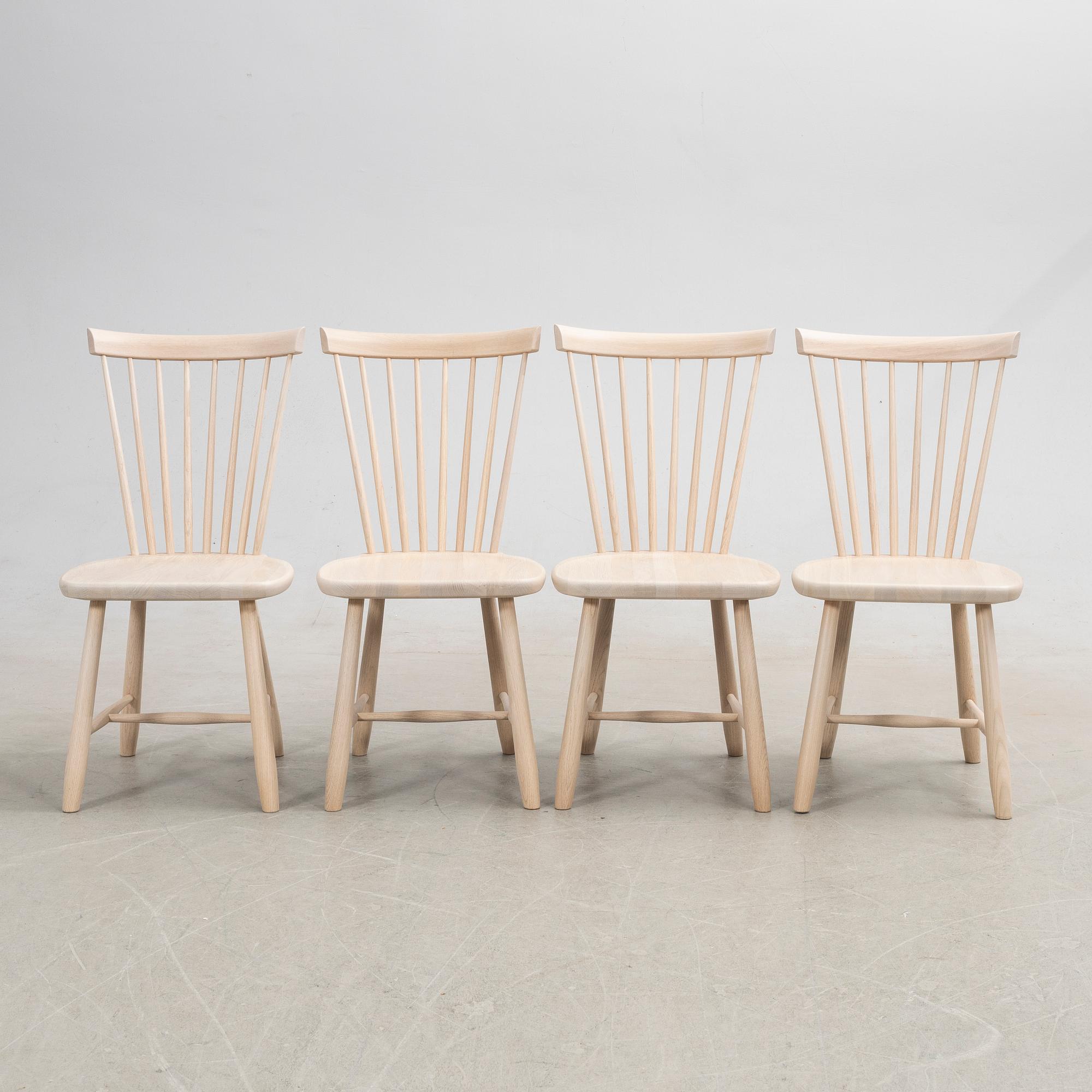 Carl Malmsten, stolar, 4 st, "Lilla Åland", Stolab, samtida.