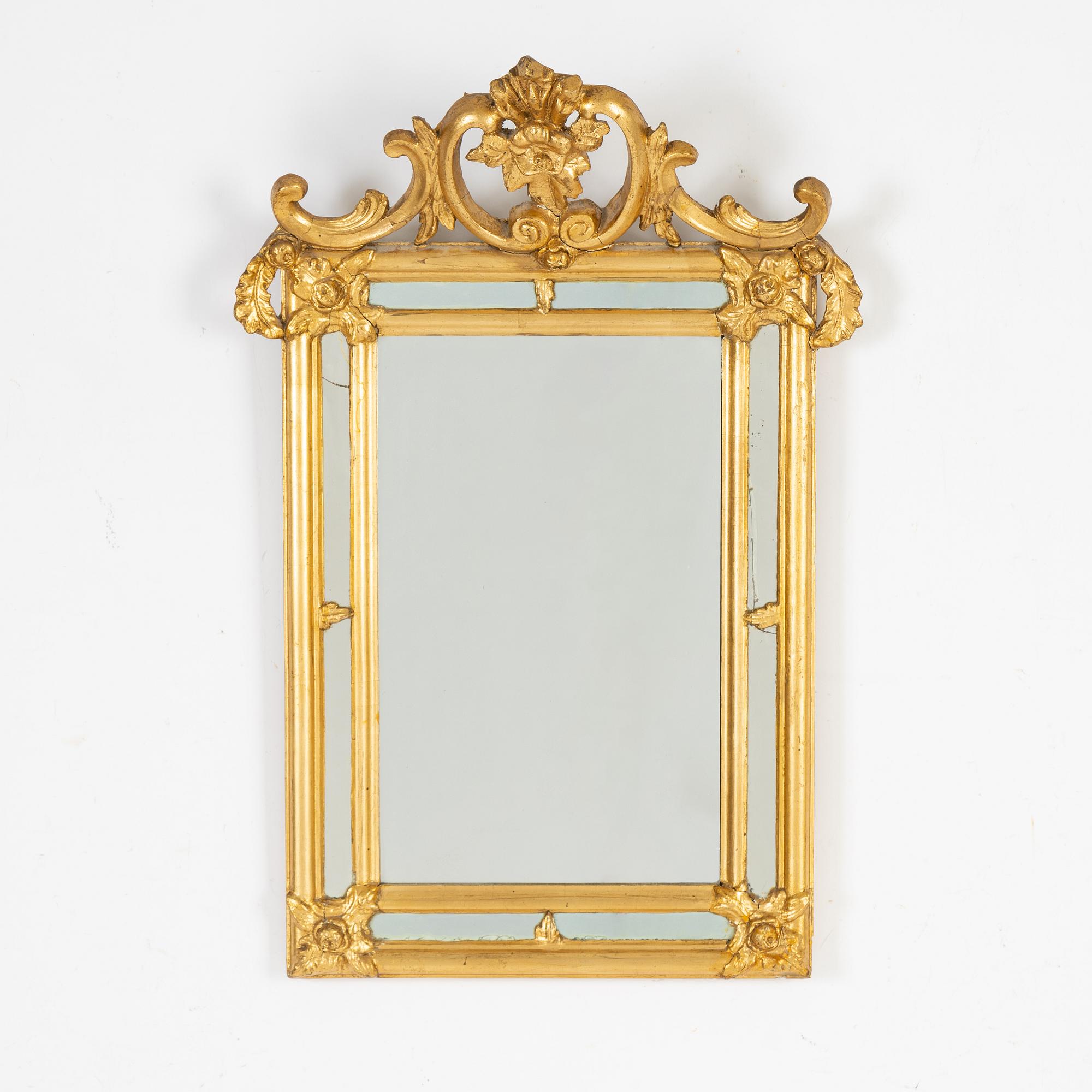 Spegel, rokokostil, 1800-tal.