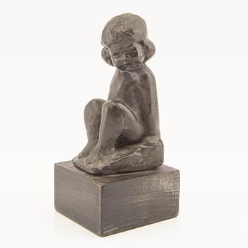 Carl-Einar Borgström, signed metal sculpture.