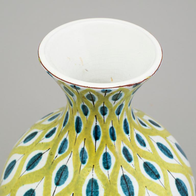 STIG LINDBERG, vas i fajans, Gustavsberg studio 1950-tal.