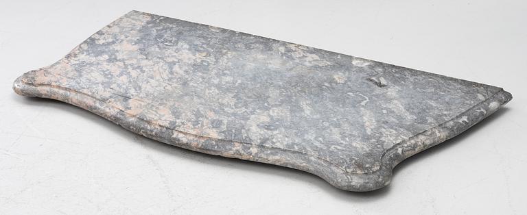 Marble top, 19th century.