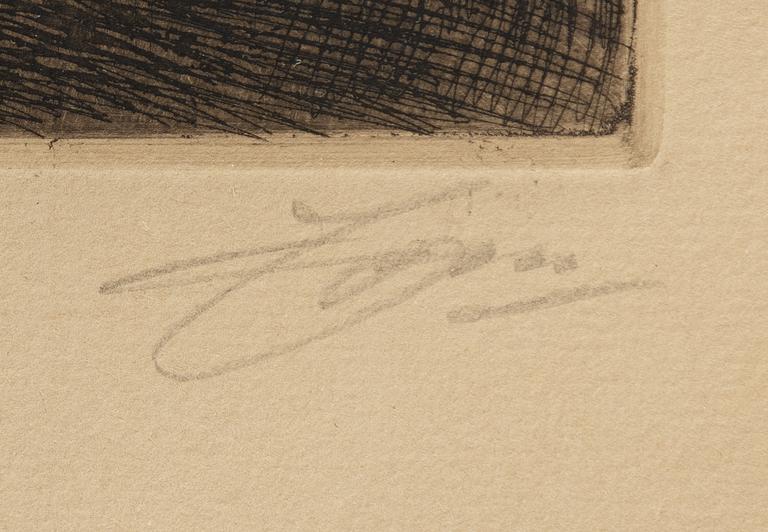 Anders Zorn, "Sängpallen".