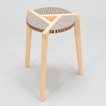 ALEKSI PUUSTINEN, Stool, signed and numbered.