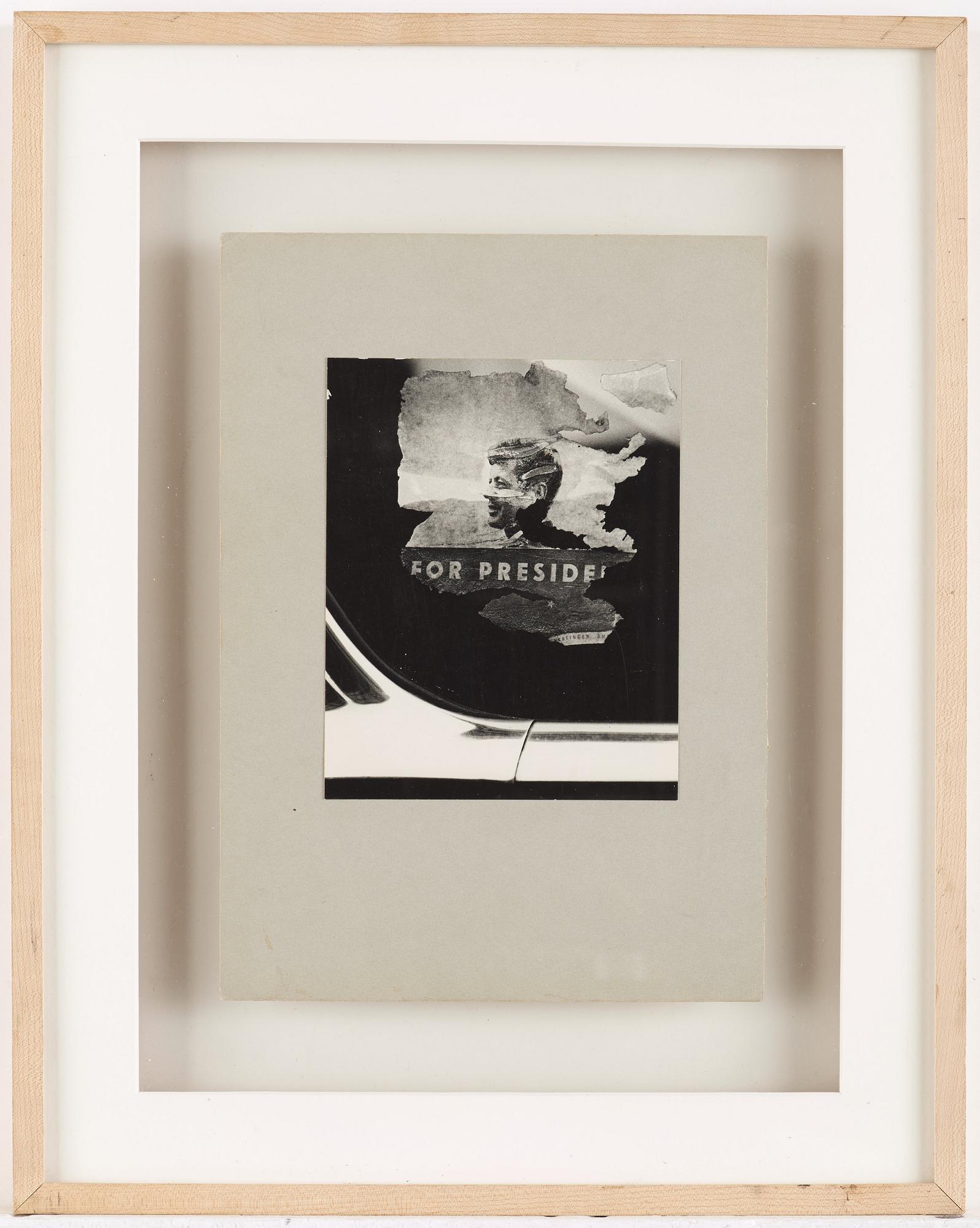 Larry Clark, "Jack Kennedy sticker", 1963.