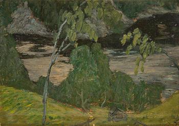 833. Helmer Osslund, "Afton vid Faxelven" ("Evening, Faxelven).